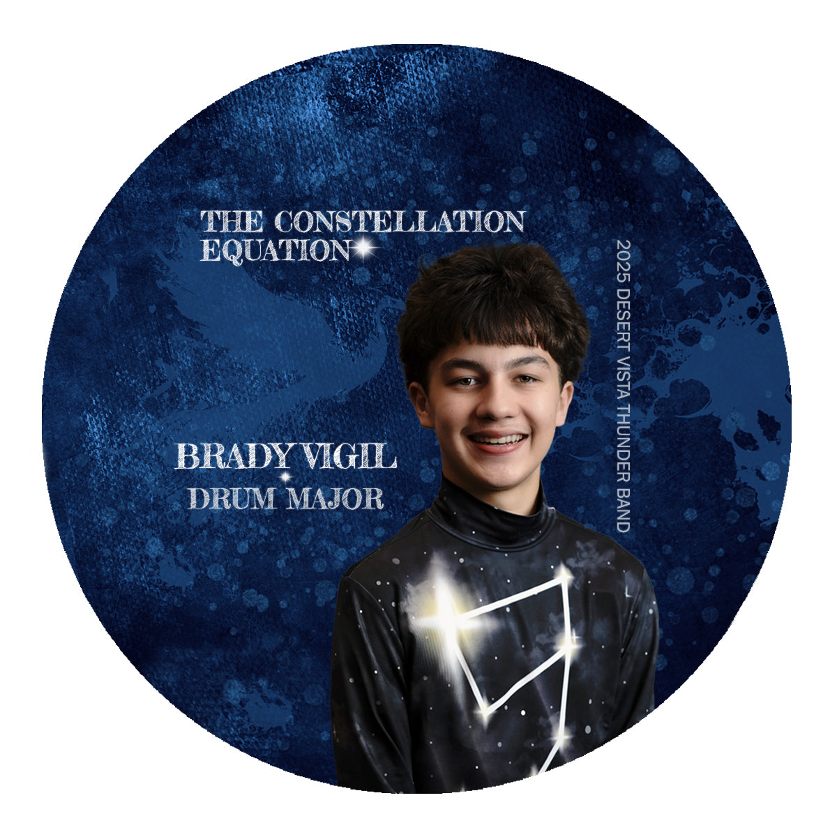 3" Photo Button - Desert Vista Thunder Band - 2025 Season