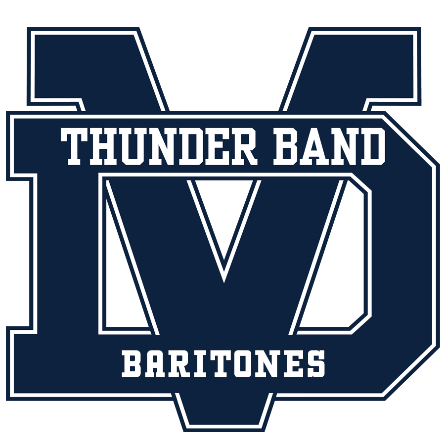 Desert Vista Thunder Band Baritone Sticker