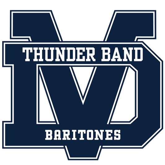 Desert Vista Thunder Band Baritone Sticker