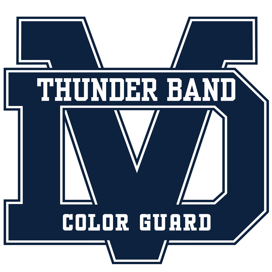 Desert Vista Thunder Band Color Guard Sticker