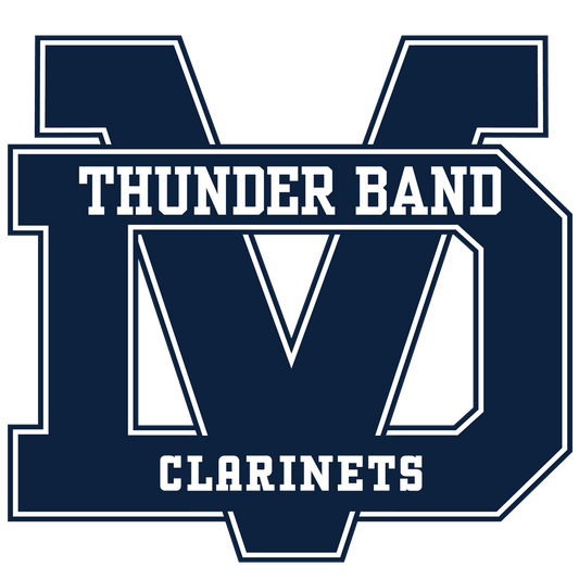 Desert Vista Thunder Band Clarinet Sticker