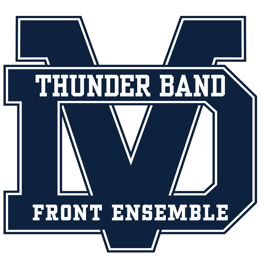 Desert Vista Thunder Band Front Ensemble Sticker