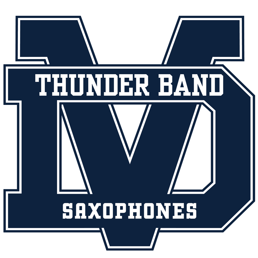 Desert Vista Thunder Band Saxophone Sticker