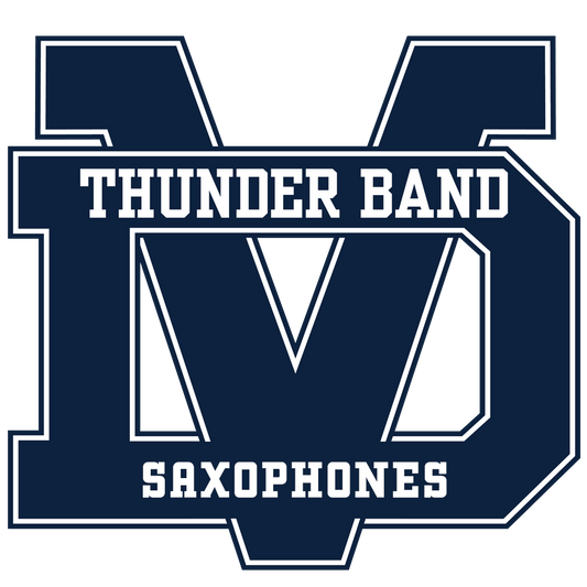 Desert Vista Thunder Band Saxophone Sticker