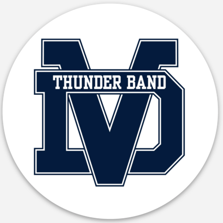 Desert Vista Thunder Band Circle Sticker